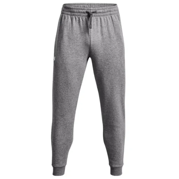Pantaloni sportivi pentru bărbați Under Armour Rival Fleece Joggers 1379774-025 S/ Gray photo 1