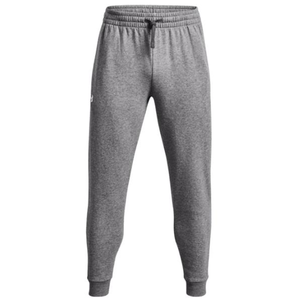 Pantaloni sportivi pentru bărbați Under Armour Rival Fleece Joggers 1379774-025 S/ Gray photo 1