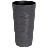 Горшок для цветов Aleana Fiujin Серый/ Пластик/ На подоконник