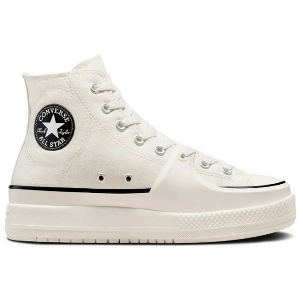 Ghete pentru femei Converse Chuck Taylor All Star Construct - Deco Stitch Demisezon/ White photo 3 Ghete pentru femei Converse Chuck Taylor All Star Construct - Deco Stitch Demisezon/ White photo 3