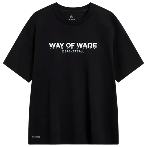 Tricou pentru bărbați Li-Ning AHST325-1B 100% bumbac/ Black photo 1