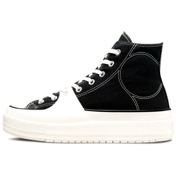 Ghete pentru femei Converse Chuck Taylor All Star Construct - Deco Stitch Demisezon/ Black photo 2 Ghete pentru femei Converse Chuck Taylor All Star Construct - Deco Stitch Demisezon/ Black photo 2