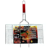 Plasă pentru grătar BBQ JH-2041 Oțel inoxidabil/ 430 x 260 mm