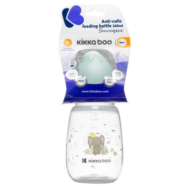 Бутылочка для кормления Kikka Boo Savanna Унисекс/ 260 мл/ Мятный photo 3 Бутылочка для кормления Kikka Boo Savanna Унисекс/ 260 мл/ Мятный photo 3