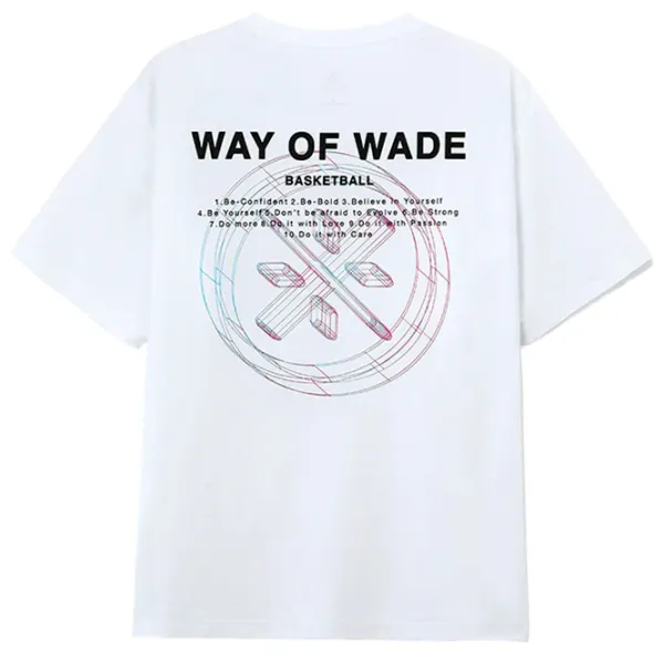 Tricou pentru bărbați Li-Ning AHST333-2B 36% poliester/ White photo 3 Tricou pentru bărbați Li-Ning AHST333-2B 36% poliester/ White photo 3