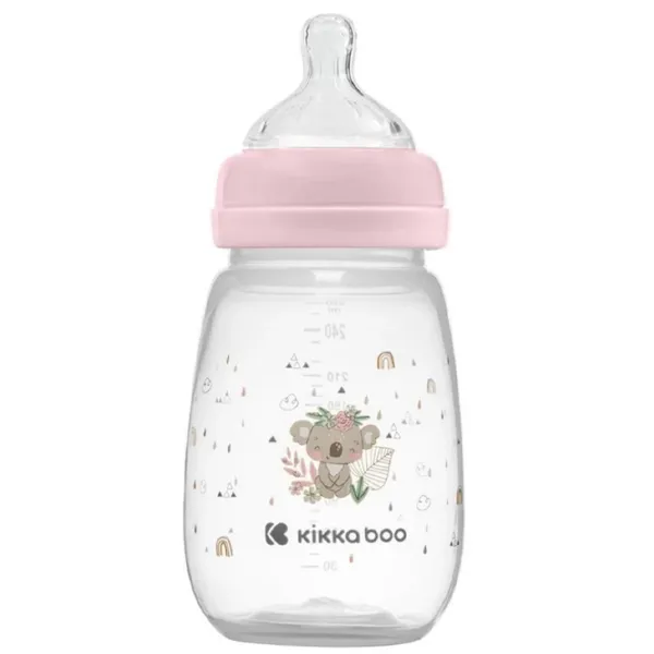Biberon Kikka Boo Savanna Pentru fetițe/ 260 ml/ Pink photo 2
