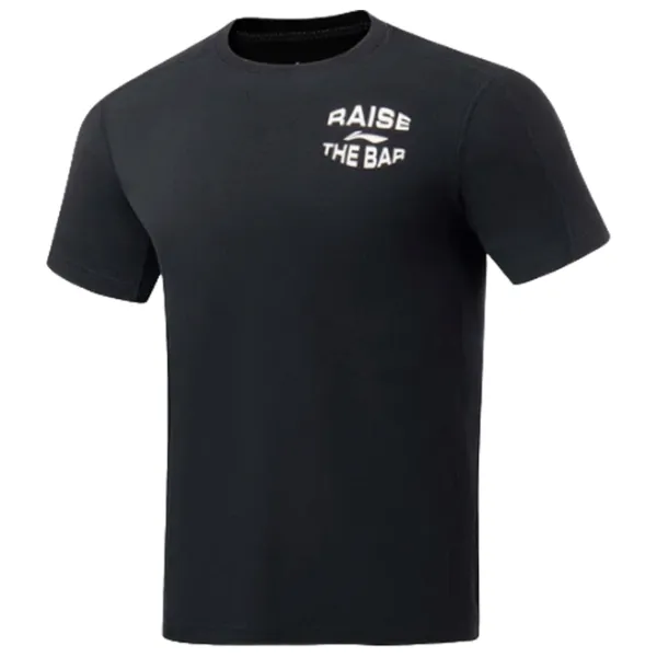 Tricou pentru bărbați Li-Ning ATST049-1B 53% nailon/ Black photo 1 Tricou pentru bărbați Li-Ning ATST049-1B 53% nailon/ Black photo 1
