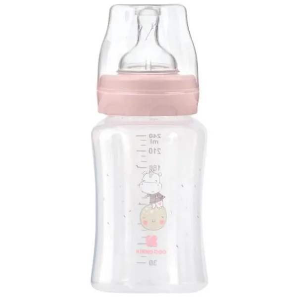 Бутылочка для кормления Kikka Boo Hippo Dreams Для девочек/ 240 мл/ Pink photo 1 Бутылочка для кормления Kikka Boo Hippo Dreams Для девочек/ 240 мл/ Pink photo 1
