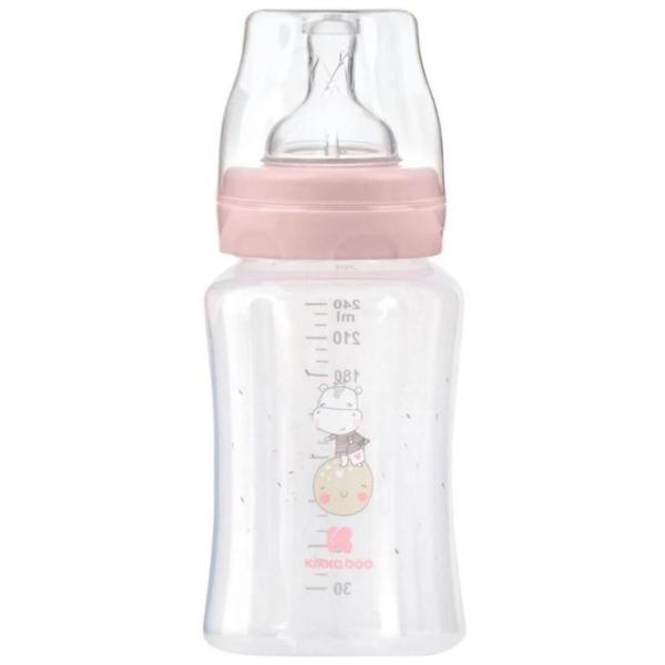 Бутылочка для кормления Kikka Boo Hippo Dreams Для девочек/ 240 мл/ Pink photo 1 Бутылочка для кормления Kikka Boo Hippo Dreams Для девочек/ 240 мл/ Pink photo 1