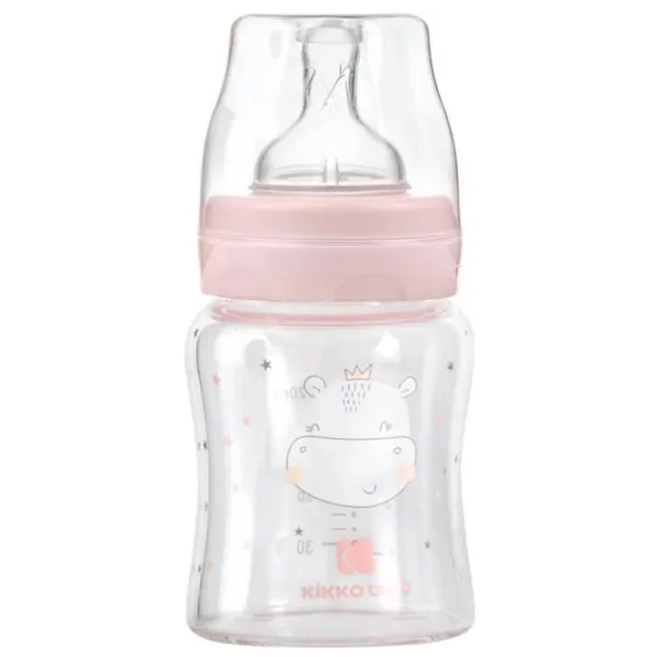 Biberon Kikka Boo Hippo Dreams Pentru fetițe/ 120 ml/ Pink photo 1 Biberon Kikka Boo Hippo Dreams Pentru fetițe/ 120 ml/ Pink photo 1