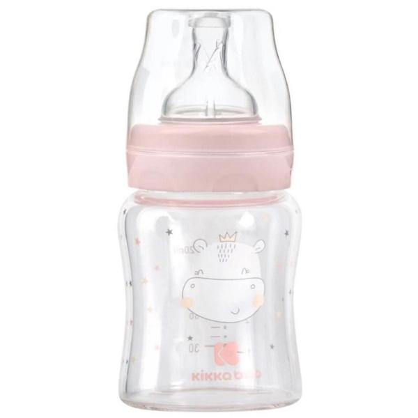 Biberon Kikka Boo Hippo Dreams Pentru fetițe/ 120 ml/ Pink photo 1 Biberon Kikka Boo Hippo Dreams Pentru fetițe/ 120 ml/ Pink photo 1