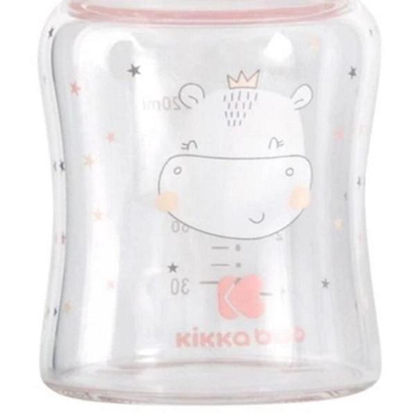 Biberon Kikka Boo Hippo Dreams Pentru fetițe/ 120 ml/ Pink photo 3 Biberon Kikka Boo Hippo Dreams Pentru fetițe/ 120 ml/ Pink photo 3