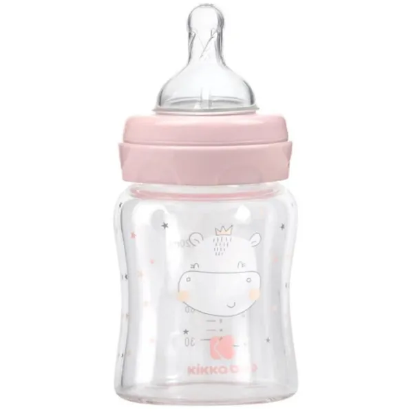 Biberon Kikka Boo Hippo Dreams Pentru fetițe/ 120 ml/ Pink photo 5 Biberon Kikka Boo Hippo Dreams Pentru fetițe/ 120 ml/ Pink photo 5