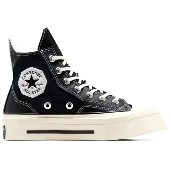 Ghete pentru femei Converse Chuck 70 De Luxe Squared Demisezon/ Black photo 2 Ghete pentru femei Converse Chuck 70 De Luxe Squared Demisezon/ Black photo 2
