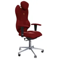 Fotoliu de birou Kulik System Grand ECO Piele/ Bordo