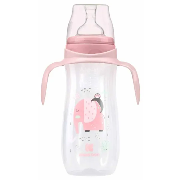 Biberon Kikka Boo Jungle King Pentru fetițe/ 400 ml/ Pink photo 1 Biberon Kikka Boo Jungle King Pentru fetițe/ 400 ml/ Pink photo 1