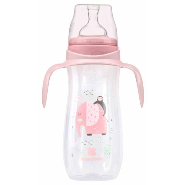 Biberon Kikka Boo Jungle King Pentru fetițe/ 400 ml/ Pink photo 1 Biberon Kikka Boo Jungle King Pentru fetițe/ 400 ml/ Pink photo 1