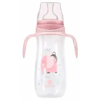 Biberon Kikka Boo Jungle King Pentru fetițe/ 400 ml/ Pink