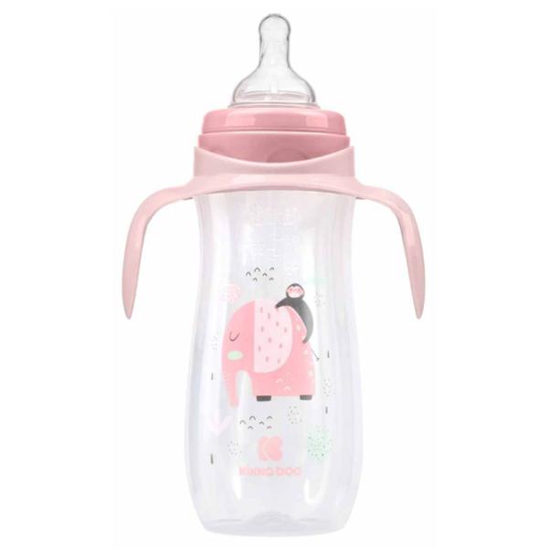 Biberon Kikka Boo Jungle King Pentru fetițe/ 400 ml/ Pink photo 3 Biberon Kikka Boo Jungle King Pentru fetițe/ 400 ml/ Pink photo 3