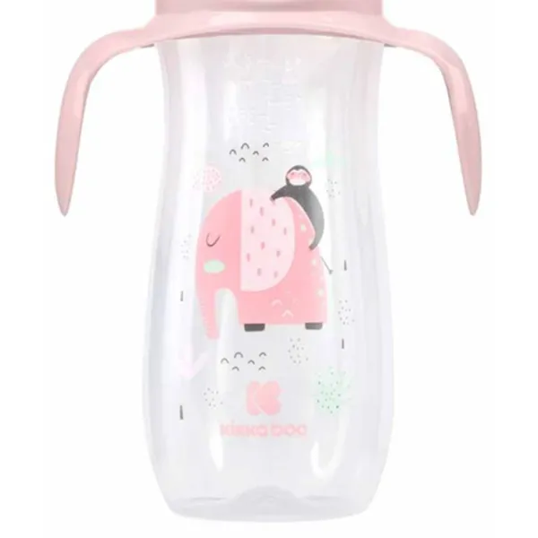 Biberon Kikka Boo Jungle King Pentru fetițe/ 400 ml/ Pink photo 4 Biberon Kikka Boo Jungle King Pentru fetițe/ 400 ml/ Pink photo 4