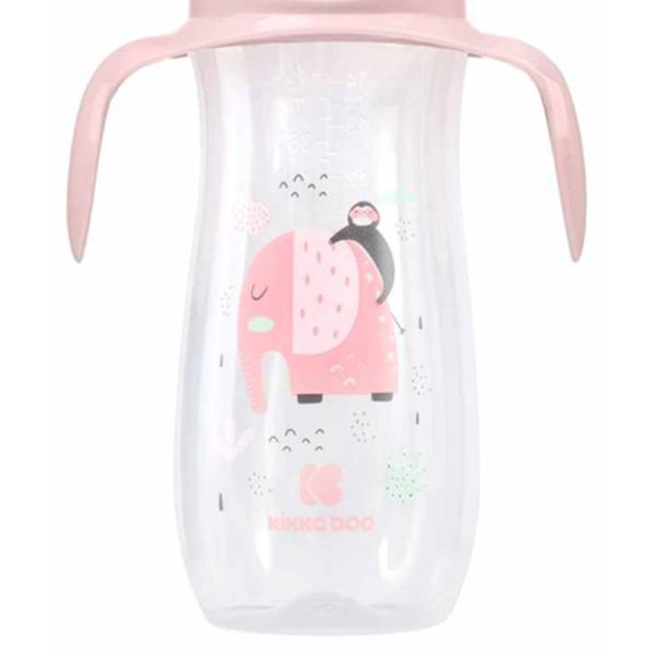 Biberon Kikka Boo Jungle King Pentru fetițe/ 400 ml/ Pink photo 4 Biberon Kikka Boo Jungle King Pentru fetițe/ 400 ml/ Pink photo 4