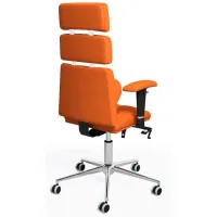 Fotoliu de birou Kulik System Piramid Stofă/ Orange photo 4