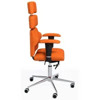 Fotoliu de birou Kulik System Piramid Stofă/ Orange photo 6
