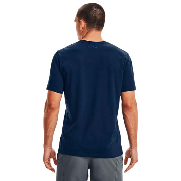 Футболка для мужчин Under Armour ss-blk1326849-001 100% хлопок/ Blue photo 2 Футболка для мужчин Under Armour ss-blk1326849-001 100% хлопок/ Blue photo 2