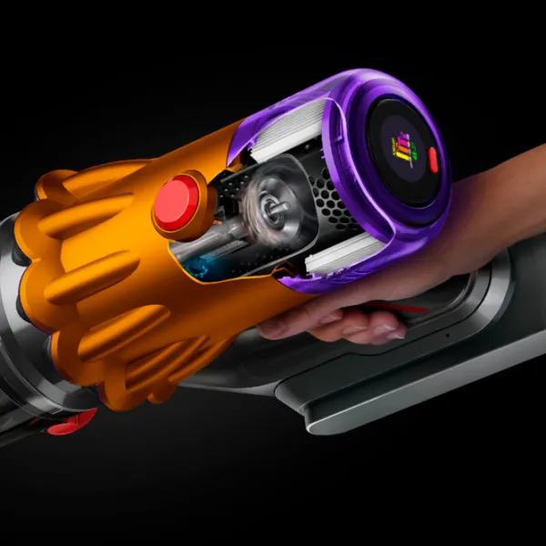 Вертикальный пылесос Dyson V12s Detect Submarine 150 Вт / Желтый Nichel photo 9