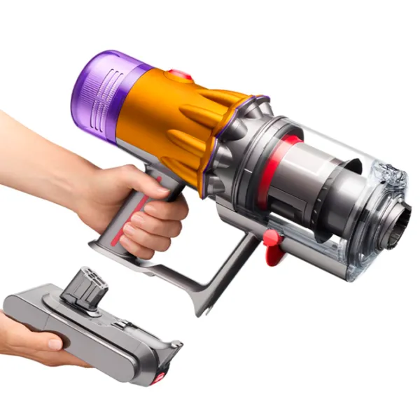 Вертикальный пылесос Dyson V12s Detect Submarine 150 Вт / Желтый Nichel photo 11
