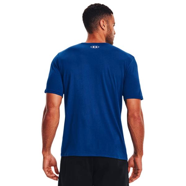 Футболка для мужчин Under Armour 1329590-408 100% хлопок/ Blue photo 3 Футболка для мужчин Under Armour 1329590-408 100% хлопок/ Blue photo 3