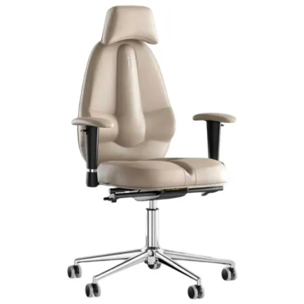 Fotoliu de birou Kulik System Clasic ECO Piele/ Beige photo 1 Fotoliu de birou Kulik System Clasic ECO Piele/ Beige photo 1