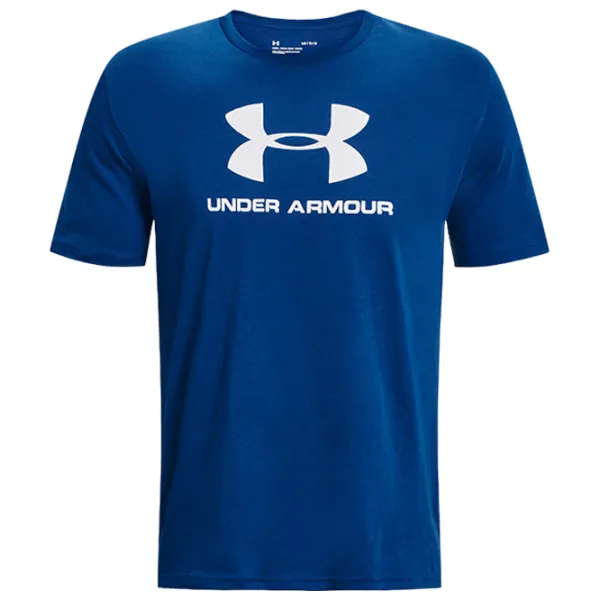 Tricou pentru bărbați Under Armour 1329590-408 100% bumbac/ Blue photo 1 Tricou pentru bărbați Under Armour 1329590-408 100% bumbac/ Blue photo 1