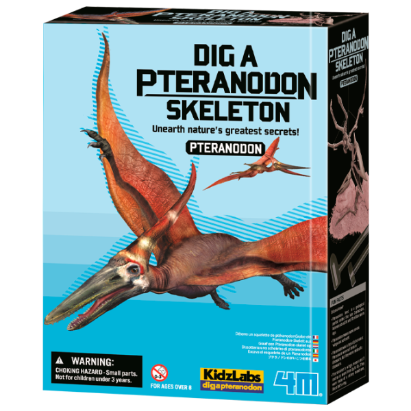 Set de creație 4M KidzLabs Dig a Pteranodon skeleton 03459 3+/ Multicolor Multicolor photo 1