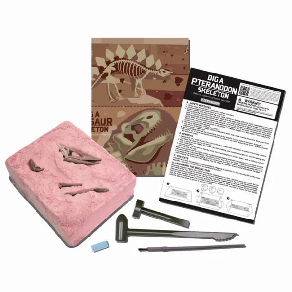 Set de creație 4M KidzLabs Dig a Pteranodon skeleton 03459 3+/ Multicolor Multicolor photo 2
