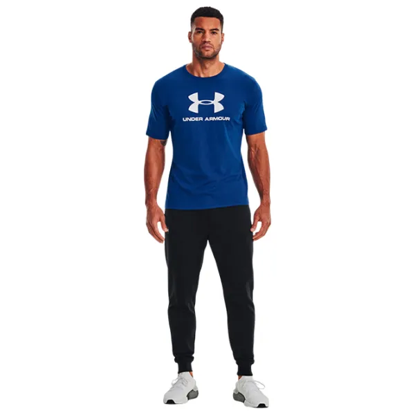 Футболка для мужчин Under Armour 1329590-408 100% хлопок/ Blue photo 3 Футболка для мужчин Under Armour 1329590-408 100% хлопок/ Blue photo 3