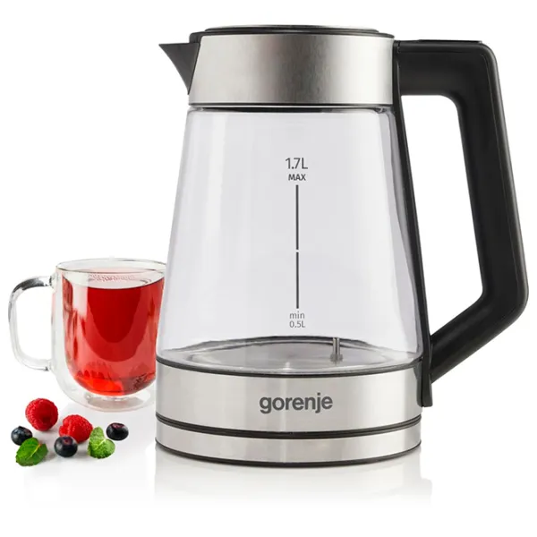 Электрочайник Gorenje K17TRG 1.7л / Скрытый / Нержавеющая сталь photo 9