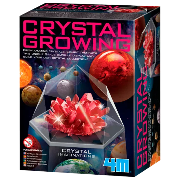 Set de creație 4M Crystal Growing Crystal Imaginations 03929 10+/ Multicolor Red photo 1