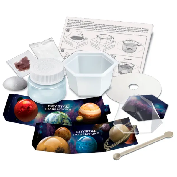 Set de creație 4M Crystal Growing Crystal Imaginations 03929 10+/ Multicolor Red photo 2