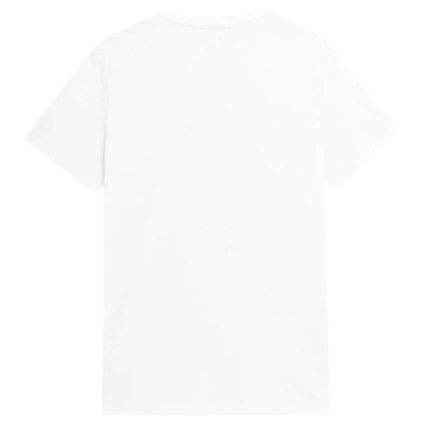 Футболка для мужчин 4F ss23ttshm304 100% хлопок/ White photo 2