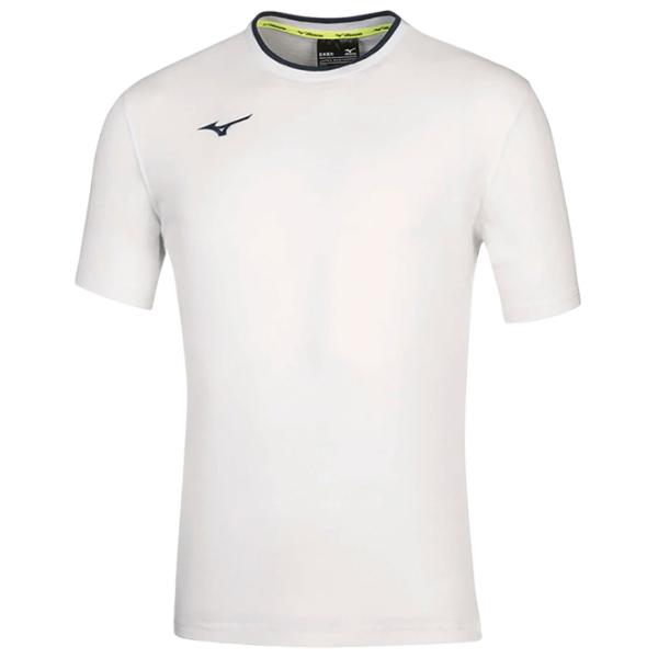 Tricou pentru bărbați Mizuno 32ea7040c 40% poliester/ White photo 1