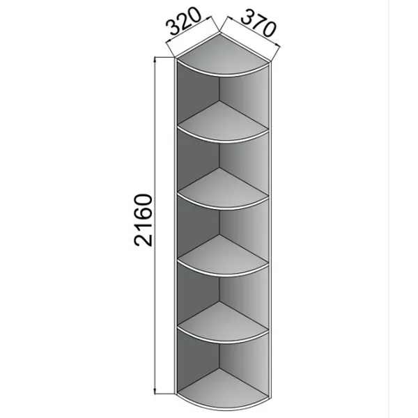 Set pentru antreu Arta Mobilei Ferara 0121 PAL/ Graphite photo 2