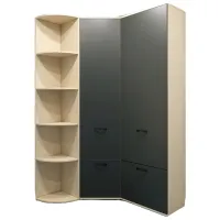 Комплект для прихожей Arta Mobilei Ferara 0134 ДСП/ Графитовый