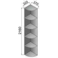 Set pentru antreu Arta Mobilei Ferara 0231 PAL/ Graphite photo 4