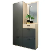 Комплект для прихожей Arta Mobilei Ferara 045 ДСП/ Графитовый