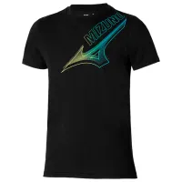 Футболка для мужчин Mizuno k2gaa502 100% хлопок/ Black