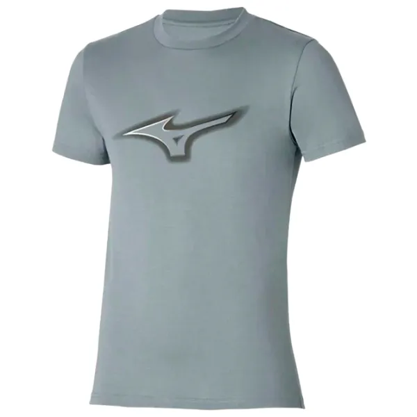 Tricou pentru bărbați Mizuno k2gaa500 100% bumbac/ Gray photo 1