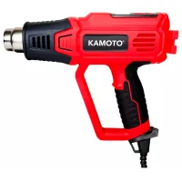 Строительный фен Kamoto KHG 20600LCD 2000 Вт/ Красный