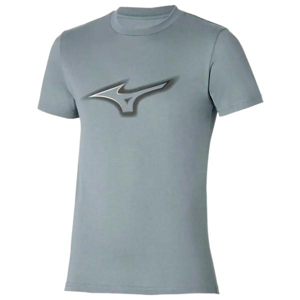 Tricou pentru bărbați Mizuno k2gaa500 100% bumbac/ Gray photo 1