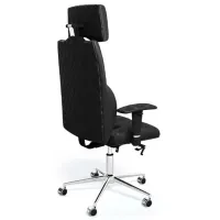 Fotoliu de birou Kulik System Business ECO Piele/ Black photo 6